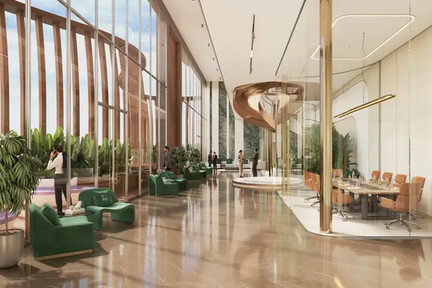 Trump towers - Sculpture Court