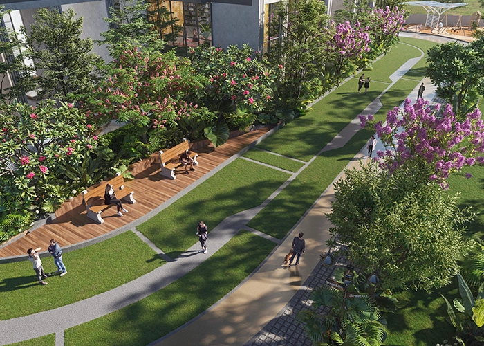 Trump towers - Walking track
